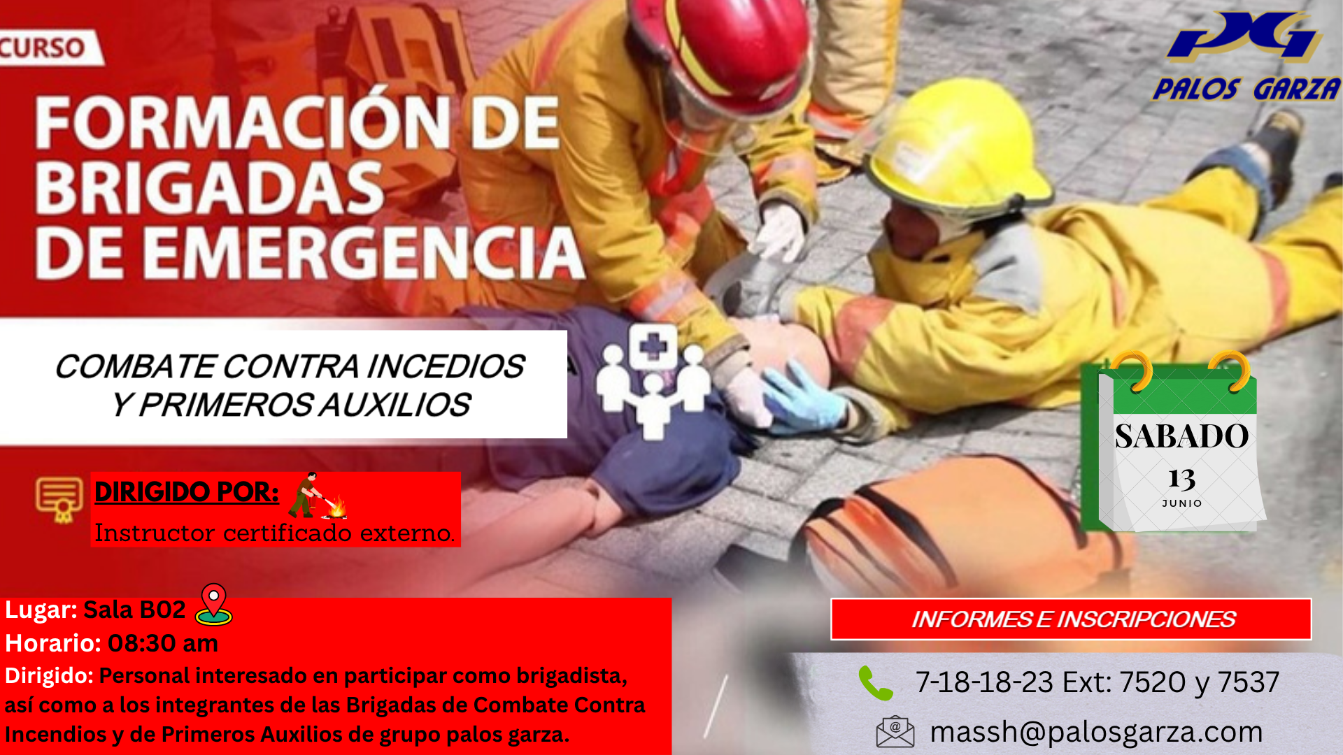 Curso- Formacion de brigadas de emergencia